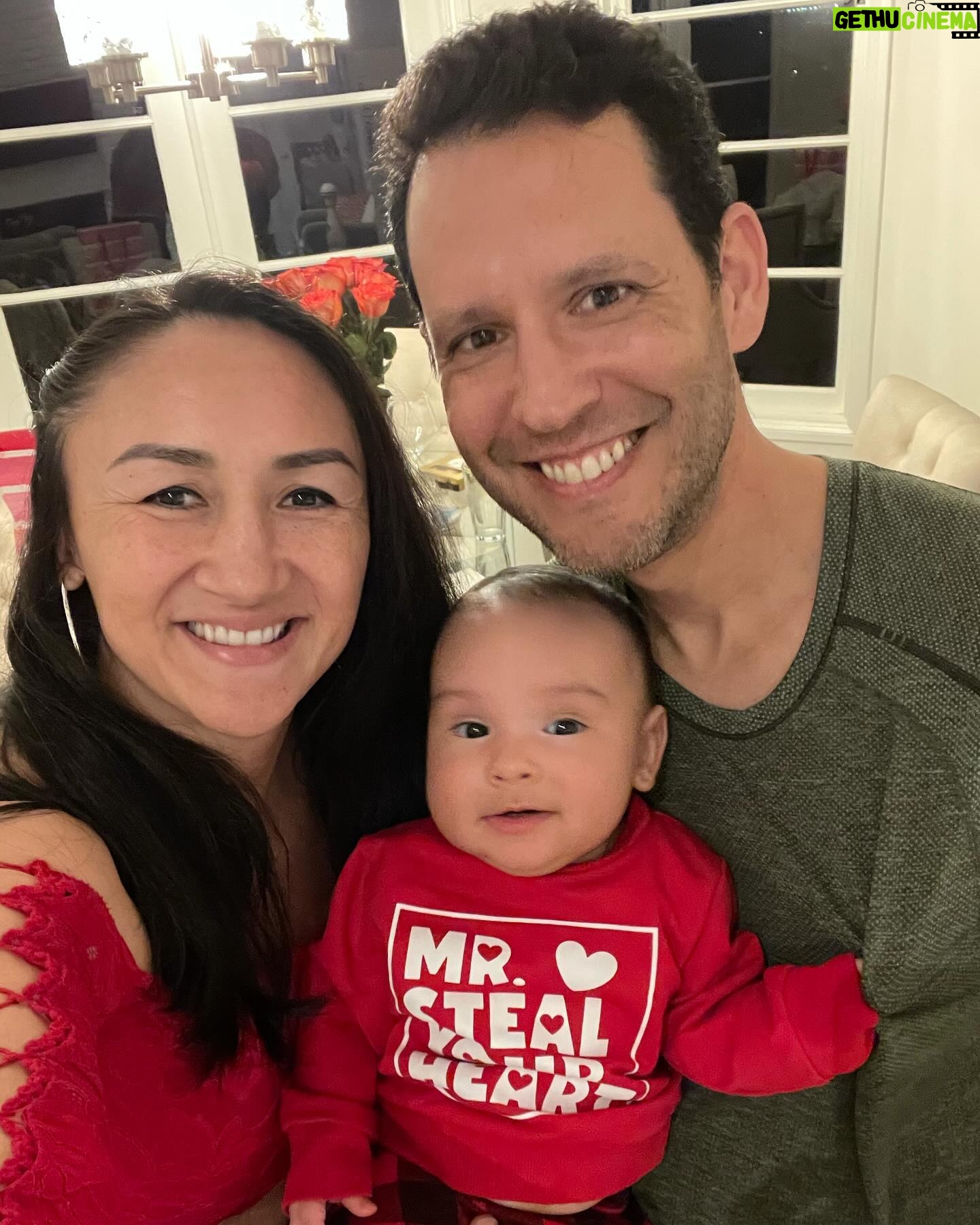 Carla Esparza Instagram - Best Valentines Day ever because we got to share it with our son🥰. Thank you to my wonderful hubby for the bouquets 💐 this week, the thoughtful notes hidden around the house, my fav chocolates, & the gorgeous jewelry (that I picked out 😅)! The thing I am most grateful for is that he always takes care of my mom. Every year he takes my mom out to lunch on Mother’s Day and gets her flowers on Valentine’s Day🥹❤️. Taking care of me is one thing, but always taking care of my family is just next level. So grateful 🙏🏼❤️