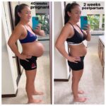 Carla Esparza Instagram - I won’t call this the “easiest weight cut” of my life, but I’ll call it the quickest lol 😅! 2 weeks post delivery, down 18.5lbs.. only 6lbs away from pre-pregnancy weight. Look forward to being cleared to workout in a few weeks 💪🏽👊🏽💥🏋️‍♀️ 🥊🤼‍♀️🥋