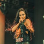 Carla Harvey Instagram - Just a girl that loves wrestling and heavy metal 😛the midwest has been treating us so well the last few days❤️see you in Peoria TONIGHT with #butcherbabies #nonpoint #coalchamber #mudvayne❤️photos by @sanjayparikhphoto #ultimatewarrior #wwf #wwe #midwestisbest