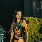 Carla Harvey Instagram - Just a girl that loves wrestling and heavy metal 😛the midwest has been treating us so well the last few days❤️see you in Peoria TONIGHT with #butcherbabies #nonpoint #coalchamber #mudvayne❤️photos by @sanjayparikhphoto #ultimatewarrior #wwf #wwe #midwestisbest