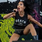 Carla Harvey Instagram - What demon was i summoning and will you be hanging out with them at our show in Cuyahoga Falls, Ohio tomorrow? 😛#butcherbabies photogs, if you took this pic let me know and i'll tag you