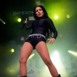 Carla Harvey Instagram – Five foot two AND A HALF  in person, ten feet tall on stage 😤 photos by @_lukaphotography_ #butcherbabies #carlaharvey #eyeforaneye #tiltheworldsblind