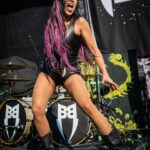 Carla Harvey Instagram - Somewhere along the way my snarly metal faced turned in to these faces as I realized what a gift it was to be up there, living a childhood dream against all odds! That feeling reminds me of our song #Kingpin, an ode to an underdog jockey in their last chance race. @heidithebutcher and i sat and researched horse racing for hours before writing the #kingpin lyrics but as usual we were writing from personal experience as well. At times the feeling of being the underdogs in our own career was overwhelming...but we always pull through...🏇🏇GO STREAM our double albums #eyeforaneye and #tiltheworldsblind @butcherbabies ❤️#butcherbabies