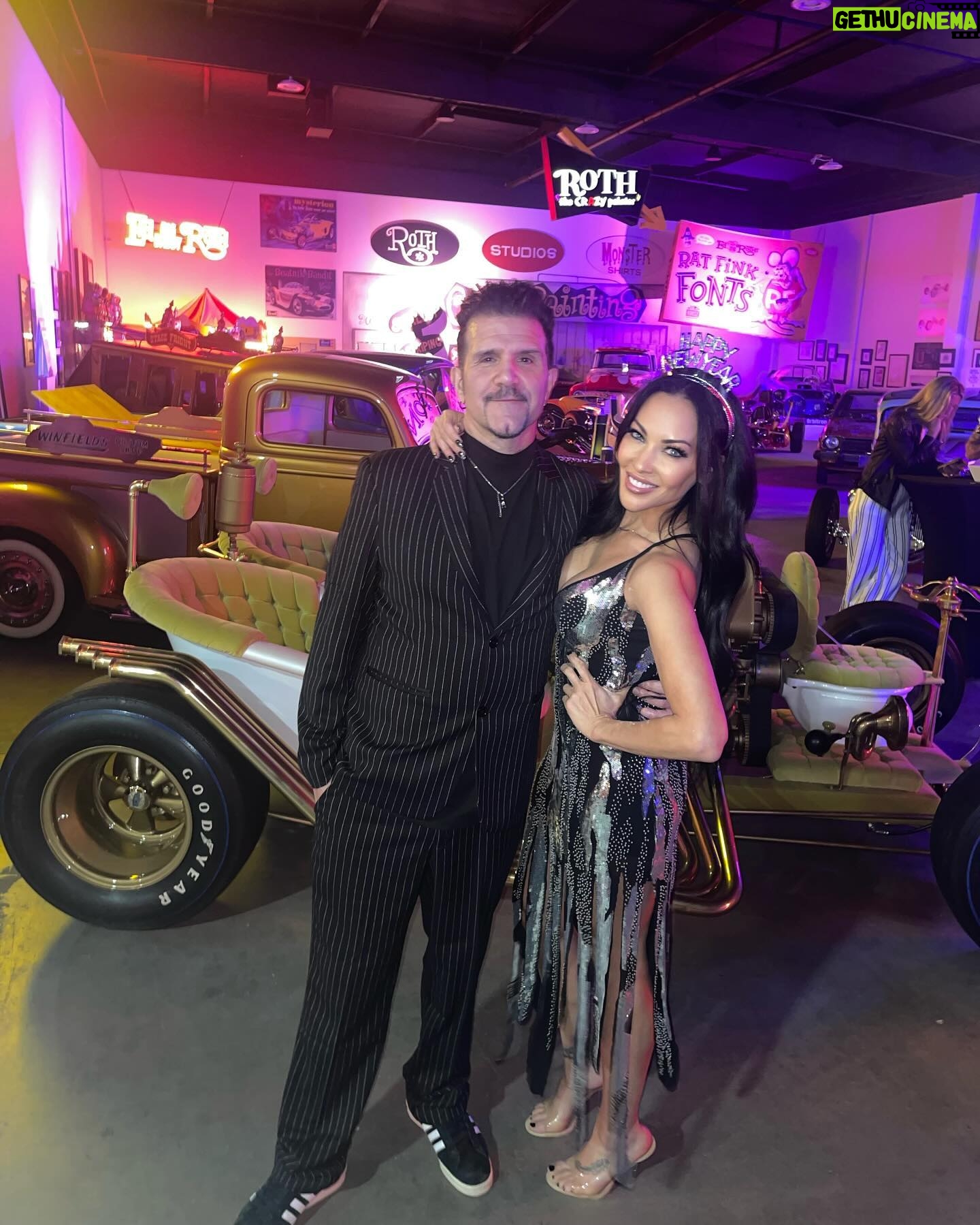 Carla Harvey Instagram - Happy New Year!!!!!! We had a magical New Year’s Eve celebrating @scottianthrax 60th in literal car heaven! I hope 2024 is your best year yet, whatever that means for you ❤️