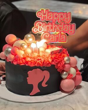 Carla Harvey Instagram - Thank you for all the birthday wishes! 25 is such a milestone 😂😂😂🙄Thanks for making me feel like a Queen on my birthday  @charbenante @miacbenante @a1313w @vibeswithpatty 💓My Barbie Cake was perfect 💓💓#winedanddined🍷 #birthdaycake #barbiecake