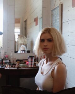 Carlson Young Instagram - fresh chop at the quarancamp