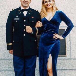 Carly Schroeder Instagram - #tbt Went to Alpha Company’s formal with my battle buddy @david.j.macomber ! Had a great time celebrating the commissioning of some of my friends from basic. The Army has some incredible individuals stepping up to lead, protect and serve. I am so proud of all of you. ♥️🇺🇸✊🏼 #armystrong #OCS #battlebuddies