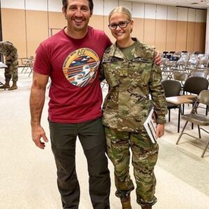 Carly Schroeder Instagram - Tim Kennedy: Green Beret, Sniper, BJJ Black Belt, UFC fighter, bad ass American, and genuinely good human.🤘🏼In the 8 months I’ve been in the Army, I have met more heroes and inspiring individuals than I could have ever imagined. #inspiredaily #armystrong #goarmy
