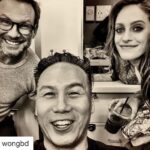 Carly Chaikin Instagram - Makeup trailer run ins @wongbd @realchristianslater #mrrobot