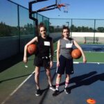 Carly Chaikin Instagram – Pt 1/2: @lilyyily and I weren’t invited to participate in the NBA all star weekend, so we decided to do it ourselves… 🎥 by @dutchmayhem 
@greggmartin @schmoesbeardo #TacoBellSkills #statefarmsaturdays #JBL3PT #NBA  #allstarweekend #3pointchallenge #skillschallenge #NBAAllStar #TNT #WNBA #Skills #stephcurry #neworleans @nba @nbaontnt