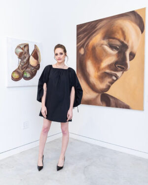 Carly Chaikin Instagram - Thank you to everyone who came out for the opening of my art show and made it such a special night. For all of you who’d like to see it it’ll be up until May 19th at @rebeccaminkoff LA store.