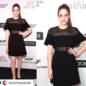 Carly Chaikin Instagram - About last night.... @harpersbazaarus #150mostfashionablewomen  glam squad - @tonichavezhair @gtgervais