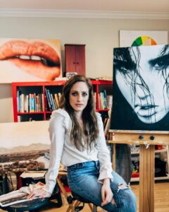 Carly Chaikin Instagram - “You Know Her From Mr Robot. Did You Know She Could Paint?” Thanks @nytimes for the great article!! Link in bio #carlychaikinart