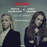 Carly Chaikin Instagram – Got questions? tweet them with #AskMrRobot