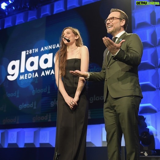 Carly Chaikin - 9.3K Likes - When you're trying to present but can't read the teleprompter with @realchristianslater #glaadawards #lgbtqyouth