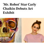 Carly Chaikin Instagram - My art show NOUN is only up for ONE MORE WEEK. Thank you to @nytimes @hollywoodreporter @voguemagazine @justjared @mydomaine and @rogersandcowan. Thank you to everyone who showed up at the opening and anyone who’s gone since. Go check it out if you haven’t already at @rebeccaminkoff store in LA on Melrose. I’ll be there Sunday taking it down #carlychaikinart Go to my art page @carlychaikinart to see more work and videos or check out my website. Link in bio