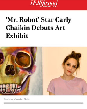 Carly Chaikin Instagram - My art show NOUN is only up for ONE MORE WEEK. Thank you to @nytimes @hollywoodreporter @voguemagazine @justjared @mydomaine and @rogersandcowan. Thank you to everyone who showed up at the opening and anyone who’s gone since. Go check it out if you haven’t already at @rebeccaminkoff store in LA on Melrose. I’ll be there Sunday taking it down #carlychaikinart Go to my art page @carlychaikinart to see more work and videos or check out my website. Link in bio