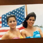 Carmela Zumbado Instagram - What absolute baddies!!! My auntie Ceci & my Mom. Cuban queenssss. Miami 1985 🔥