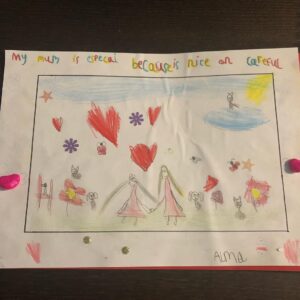 Carmen Porter Instagram - El amor más puro en un simple dibujo!!! Felicidades a todas las mamás !!!