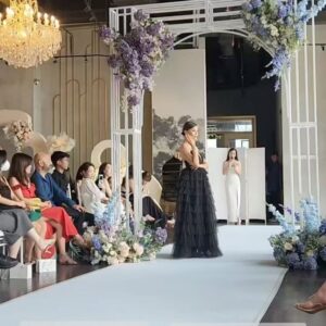Carmen Soo Instagram - I’ve been a fan of @doublewoot_fashion for years and have also worked with the sisters on several occasions.
So happy to be asked to walk for their show yesterday.
Congratulations @doublewoot_fashion @helentoi @helienetan and @lavinnewyork_diamond 
What a beautiful collection! Can’t wait to get my hands on some of the dresses 😍
And always so nice to see old friends 🥰

Thank you to these people for making this show a success.

@doublewoot_fashion @lavinnewyork_diamond #dwxlavin #enchantmentatelier
@bobbibrown 
#BobbiBrownMY #ConfidentBeauty
@ghdmalaysia
@bloomthis