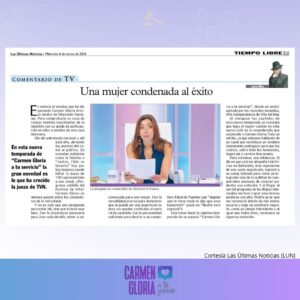 Carmen Gloria Arroyo Instagram - 💟¡Muchas gracias por destacar el rol de nuestra @cg_arroyo en Tv! 
Nos sentimos orgullosos de quien encabeza el programa social de nuestro país. 
Gracias Larry Moe por visitarnos en nuestro hogar. ☺️

Agradecimientos a @lungram 📰