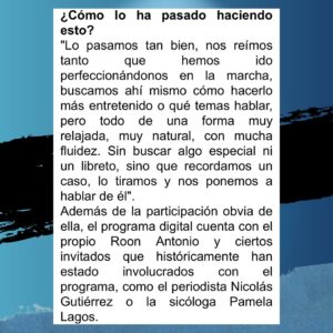 Carmen Gloria Arroyo Instagram - 🎧 🎙️ #CGReacciona || ¡Pásalo bien con nosotros, lunes 17hrs! Por todas las plataformas @tvn 

@lungram

Equipo:
@cg_arroyo 
@roonantonio 
@campitos2021 
Equipo digital de TVN.