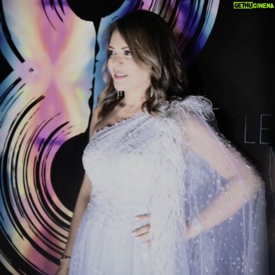 Carmen Lebbos Instagram - At @lbmovieawards Dress by @fadwabaalbaki ❤🥰 @casinoduliban #carmenlebbos #fashion #كارمن_لبس