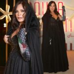 Carmen Lebbos Instagram - من افتتاح مهرجان #الجونة Styled by @charleyhachem Dress @eliebejjaniofficial Jewelry @randatabbahjewellerydesign #مهرجان_الجونة_السينمائي #كارمن_لبس #فلسطين #غزة #carmenlebbos