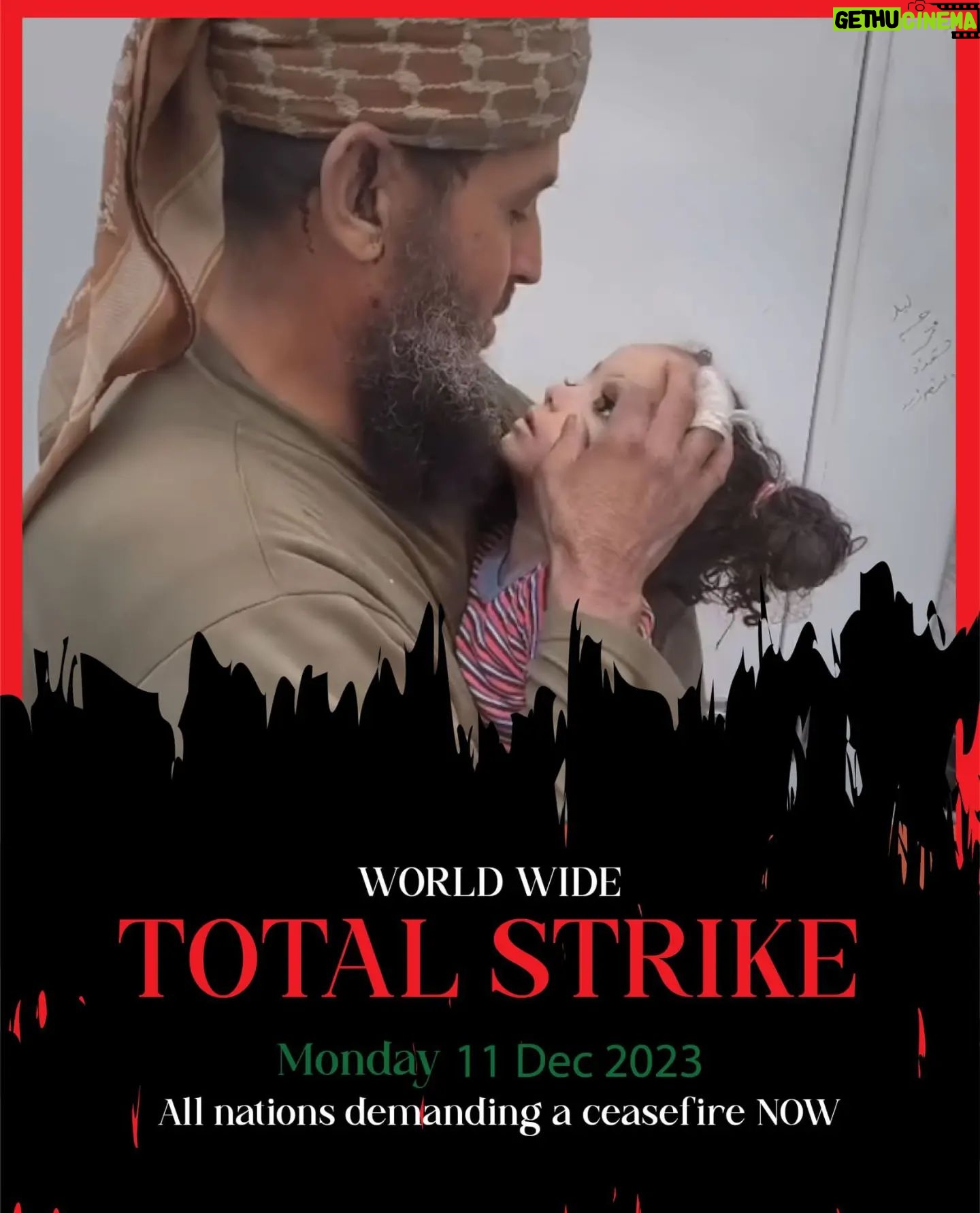 Carmen Lebbos Instagram - How to be part of the Worldwide Total Strike on Monday 11th December 2023? 1. Don't buy anything (no cash, credit or online). 2. Don't use any of your bank accounts for any reason. No transactions, transfers, Cliq...etc. 3. Don't leave your home unless you have a serious emergency. 4. Do not use any of your accounts on Facebook or Instagram and let them know why on Sunday night before midnight by posting on your account. (Tonight). TOGETHER WE STAND STRONG!!! ✌🏽 #StrikeForGaza #Palestine #CeaseFire