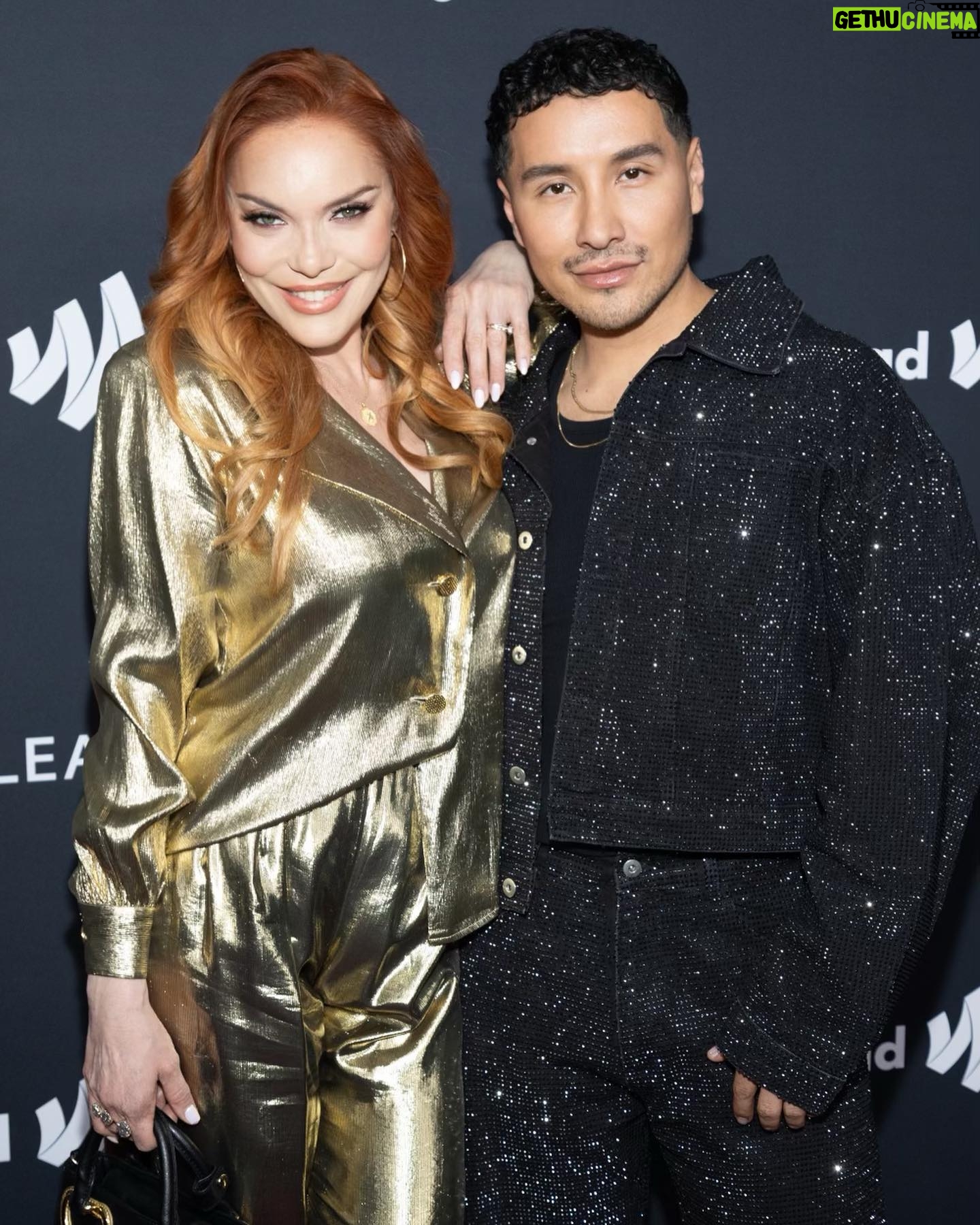 Carmit Bachar - 1.2K Likes - A night to remember!!! @glaad Awards🏆 So incredible to witness the greatness, love and acknowledgment of the magic this community is! 🫶🏻
Thank you @anthonyramosah & to my sexy date @etienneortega I love you!
What a treat to see all these fabulous people in one room✨ @itsshangela @michellevisage @jamescharles @vincint @meredithmarks
& of course to my @mattdillon1983 always!!
Glam team on point🔥
@nonjamckenzie @curatedbynonjamckenzie
Mua @michpage
Hair @glambyziggy
#glaadawards