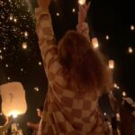Carmit Bachar Instagram - We did something MAGICAL✨ I had always seen this tradition & wanted to do it. When I found @risefestival I bought the tks almost a year in advance! It was so worth it… what an incredible experience for the whole family 🏮 @kealarose_ @kevbwhitaker #risefestival