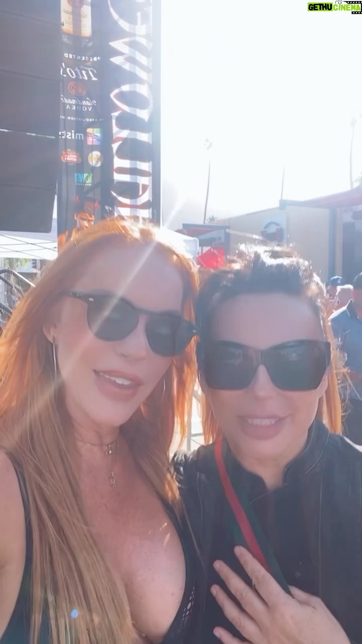 Carmit Bachar Instagram - Halloween in Palm Springs Bitches🌴🌴🌴 with my girl @thelucianacaporaso It’s already LIT❤️🔥 @arenaspalmsprings #halloweenpalmsprings #soundcheck