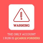 Carol Vorderman Instagram – WARNING OF FAKE ACCOUNTS 

Thank you everyone for telling me about the proliferation of fake accounts pretending to be yours truly.

Lots of new ones have been set up with many FAKE  Carol Vorderman accounts going round this week. 

I’ve seen five already and would hate for you to be scammed. 

Some lies they will tell you in order to persuade you their account is real 
– they say it’s my personal account and I use it to reach out to followers. I DON’T.
– they say they are my PA contacting special followers.  THIS IS A SCAM.
– They will say all sorts of things to convince you it’s a new CV account.  THEY ARE SCAMMERS

So please remember the only account I run is @carolvorders and keep an eye out for the blue tick confirming.

And if you come across one of the fake accounts, report it, screenshot and message me and I’ll try to sort it out.

Thanks and stay safe online.

Much love ❤️