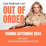 Carol Vorderman Instagram - Save the date: September 12th! My debut POLITICAL book ‘OUT OF ORDER: What’s Gone Wrong with Britain and One Woman’s Mission to Fix It’ is hitting shelves, published by @headlinebooks ! 🇬🇧 You can also join me on an exhilarating journey as I hit the road for a LIVE book tour! 🎤 Your unwavering support has fueled this passionate path, and I can’t wait to share it with you ❤️ Pre-order now via the link in my bio! Prepare for a whirlwind ride through the tangled web of political influence shaping the UK’s destiny. Brace yourselves for untold stories, belly laughs, and eye-opening revelations! Can you guess whose names might be dropped? 😉 PS: Book your tour ticket now to secure a copy of the book included in the price of a ticket. Trust me, you won’t want to miss out on my 11 nationwide shows from September 12th to 30th! Link in bio for all the deets or head to www.carolvordermanlive.com. Let’s do this! 💥 @southbankcentre @storyhouselive @gliveguildford @bmusic_ltd @newtheatreoxford @tyneoperahouse @buxtonoperahouse