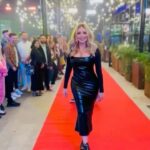 Carol Vorderman Instagram - LATE NIGHT LYCETT I had the best time last night with amazing @joelycett (BAFTA winner), @jackdaverooke (Big Boys BAFTA winner), @sophiewillan (BAFTA winner ). Me and @johnnyvegasreal brought our Tadpole swimming certificates but they didn’t quite compare!! LOLS. Hair & Makeup: @marcosgmakeup Dress is a cheapie from the interweb Rainbow lanyard - get one NOW