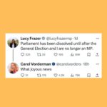 Carol Vorderman Instagram - TWITTER ROUND UP The Tories are pumping out their missives on Twitter. I feel the need to respond sometimes. 😉😉 Not long now