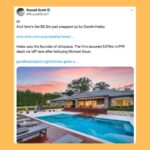 Carol Vorderman Instagram – HOUSES BOUGHT AFTER PPE AND COVID PROFIT

As the Tories and their papers continue to bang on about whether or not Angela Rayner owes £1,500 Capital Gains Tax on a council house she bought in 2007.  James Daly MP has also reported her to the police on allegations he then refuses to name.  Pathetic. 

Russell Scott, an excellent investigative journalist who often works with @goodlawproject took a stroll through the PPE Avenue of houses bought with Covid profits. Let’s look at just some of those properties bought by execs and others who benefited hugely from enormous PPE deals during the pandemic

Pic 2 £7.25 million stately home bought in July 2020 by Zoe Ley who made £20 million profit for brokering a contract alongside a former Tory MP Brooks Newmark

Pic 3 £1.5 million pad bought by Tory donor and former Tory councillor Steve Dechan after he secured a £200  million contract for PPE

Pic 4  The $9.5 million pad bought by Gareth Hales, the founder of Unispace which secured £679 million in PPE deals via the VIP Lane after contacting Michael Gove

Pic 5  The £30 million Caribbean villa bought by owners of the PPE Suppliers Full Support Healthcare after receiving over £1 billion of PPE contracts.

Pic 6  Russell Scott comments

Pic 7  Execs in an American firm which benefited from UK govt Covid deals.  Two new Gulfstream jets bought and two multi million dollar homes.  When the estate agents asked for proof they could buy the homes, one of the execs handed over a bank statement showing a $128 million deposit into the company’s account from the UK government.

Pic 8  The Covid tests supplied but the American firm were then questioned for accuracy.

Pic 9  Exec who supplied unusable PPE bought two mansions

Pic 10.  Chemical Intelligence Ltd had two employees and two years of losses when it landed £126 million contract for PPE.  @opendemocracy found that £27 million of it was deemed ’not fit for use’ by the NHS.  The company’s fortunes were turned around and declared £33 million profit in September 2020.