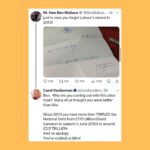 Carol Vorderman Instagram - TWITTER ROUND UP The Tories are pumping out their missives on Twitter. I feel the need to respond sometimes. 😉😉 Not long now