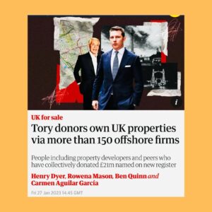 Carol Vorderman Instagram - JUST ONE DAY IN THE SEWAGE OF TORY LAND 

🔹Sunak’s new Honours list gives awards to Tories unsurprisingly including a Knighthood to a man who’s given £5m to the Tory party. Often a major Tory donor is given a peerage and goes straight into the House of Lords. Only a knighthood this time, must be the effect of inflation?
🔹Tories have been attempting to smear Angela Rayner after a book written by Michael Ashcroft alleged she may have avoided tax on sale of her council house which she bought in 2007. She says all is above board.
🔹Rayner was a teenage Mum (and she’s a good Mum). She later married and they had a baby boy born prematurely at 23 weeks. He spent 8 months in hospital and is registered blind. 🔹Tory newspapers have published his records and birth certificate 😡
🔹I’ve been keen to point out the scale of Tory hypocrisy. Daily Mail is owned ultimately by the Rothermere family through an offshore organisation.
🔹The man who wrote the book Michael Ashcroft is a major Tory donor based offshore. He was put into the House of Lords in spite of this and the Cabinet Office said he was to have become a UK citizen for tax. It didn’t happen. His interests remained offshore.He resigned from the Lords in 2015
🔹Ashcroft was also “Sexist Shaun” Bailey’s biggest donor in his failed attempt to become London Mayor
🔹Tory donors who have given the party £21 million own UK properties through 150 offshore companies
🔹ANDREA JENKYNS, made a Dame by Boris Johnson last year (the woman in the yellow dress giving the middle finger to protesters outside Downing St) was accusing Angela Rayner of lack of transparency.
🔹I pointed out Jenkyns’ lack of transparency as a Director of the Tufton St company Net Zero Watch which does not reveal its funding sources. Dark money eh?
🔹Jenkyns didn’t answer my question and just slung yet another petty personal insult at me about selfies. God these right wingers are dull and predictable aren’t they? 
🔹Thames Water says it’s run out of money and will put up customers’ bills by up to 40%. My prediction is that other water companies may follow suit

YES. JUST ONE DAY IN TORY LAND. Vote Tory for more of the same or join us at STOPTHETORIES.vote