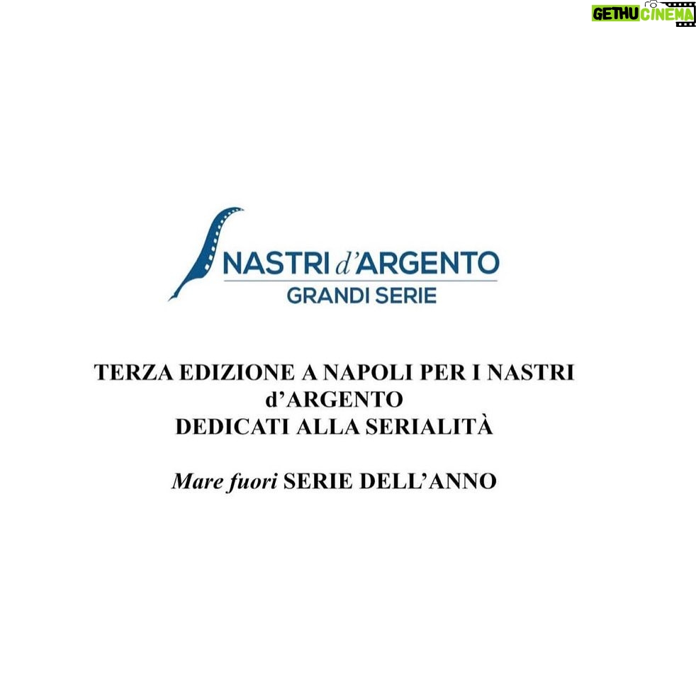 Carolina Crescentini Instagram - Tutto chiede salvezza e Boris 4 sono candidate ai Nastri d’Argento dedicati alla serialità. Mare fuori vince Serie dell’anno!!! Moltissima felicità. #dajetutta