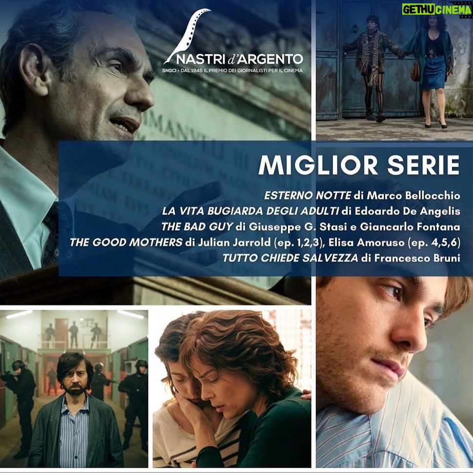 Carolina Crescentini Instagram - Tutto chiede salvezza e Boris 4 sono candidate ai Nastri d’Argento dedicati alla serialità. Mare fuori vince Serie dell’anno!!! Moltissima felicità. #dajetutta
