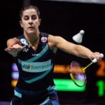 Carolina Marín Instagram - End of a difficult week at Singapore Open! Time to recover and get ready for Indonesia! Thanks for your love always 🙏 📸 @badmintonphoto #PuedoPorquePiensoQuePuedo