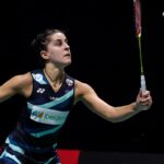 Carolina Marín Instagram - End of a difficult week at Singapore Open! Time to recover and get ready for Indonesia! Thanks for your love always 🙏 📸 @badmintonphoto #PuedoPorquePiensoQuePuedo