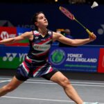 Carolina Marín Instagram - First round at the All England! ✅ Ready for the next match! 📸 @badmintonphoto_official #PuedoPorquePiensoQuePuedo