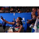 Carolina Marín Instagram - First round at the All England! ✅ Ready for the next match! 📸 @badmintonphoto_official #PuedoPorquePiensoQuePuedo