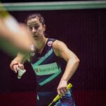 Carolina Marín Instagram - First match at the @yonexswissopen! 🇨🇭 Next: round of 16! 🔜 📸 @badmintonphoto_official #PuedoPorquePiensoQuePuedo