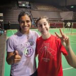 Carolina Marín Instagram - Friendship never ends 😜 Hope to see you on court this week @pvsindhu1! Badminton first! 🏸🇨🇭