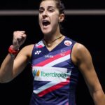 Carolina Marín Instagram - First match at Singapore Open! 🇸🇬✅ 📸 @badmintonphoto_official #PuedoPorquePiensoQuePuedo