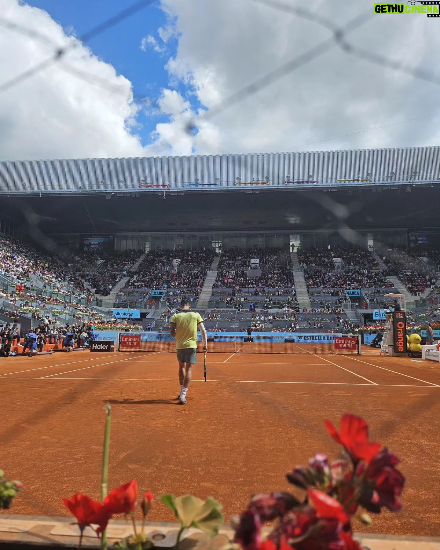 Carolina Marín Instagram - Un día en el Másters de Madrid 🎾 Seguiremos pendientes de ti @carlitosalcarazz