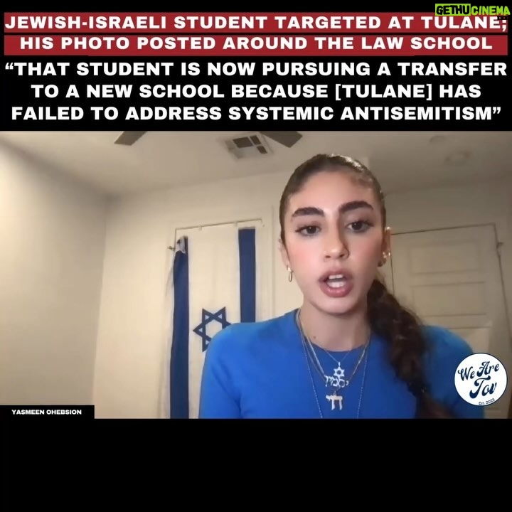 Caroline D'Amore - 18.9K Likes - #EXCLUSIVE interview conducted by @wearetov with @yasmeen.ohebsion regarding HORRIFIC antisemitism at Tulane. #SwipeRight to listen to her horrifying testimony.
Please #ShareWidely to amplify Yasmeen’s voice and the experience of Jewish students on campus.
🔔Follow @wearetov to support our work in combatting antisemitism and to stay informed.
🧿See with your own eyes.
🦻Hear with your own ears.
🪬Feel with your own soul.
🤝Join our mission to stand up for what’s right.
.
.
.
#EndJewHatred #antisemitism #stopantisemitism #jewish #jew #judaism #endantisemtism #israelunderattack #istandwithisrael #israel #israeli #selectiveoutrage #injustice #MeToo_UNless_UR_A_Jew #BringThemHome #BringThemHomeNow #ReleaseTheHostagesNow #FreeTheHostages
Disclaimer- we neither endorse nor defend or promote images of violence and hatred but share them for educational and awareness purposes. We are not responsible for the messages or images in this post.
Disclaimed for IG “Fact-Checker”: this post is merely a viewpoint/opinion/theory/satire and should not be construed as a statement of fact. Nor am I giving any advice.
Copyright Disclaimer under section 107 of the Copyright Act of 1976, allowance is made for “fair use” for purposes such as criticism, comment, news reporting, teaching, scholarship, education and research.